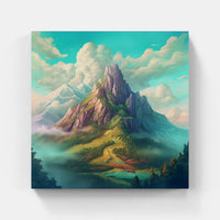 Captivating Mountain Peaks-Canvas-artwall-Artwall