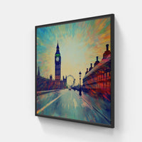 London Chronicles-Canvas-artwall-20x20 cm-Black-Artwall