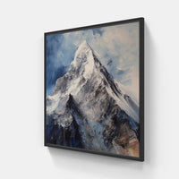 Enchanting Summit View-Canvas-artwall-20x20 cm-Black-Artwall