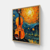 Captivating Violin Waltz-Canvas-artwall-Artwall