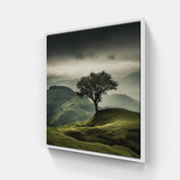 Scenic Marvels, Timeless Vistas-Canvas-artwall-40x40 cm-White-Artwall