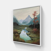 Mountain Wonderland Art-Canvas-artwall-20x20 cm-White-Artwall
