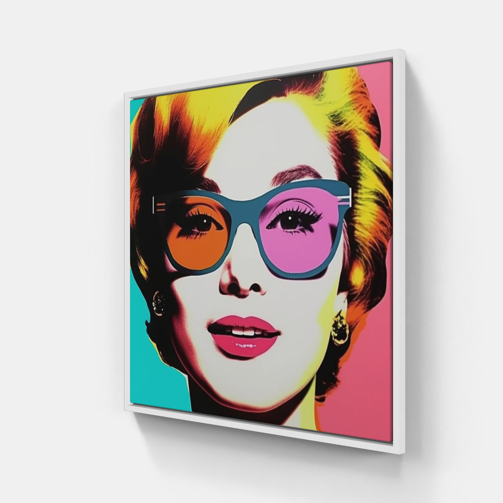 Warhol's Pop Artistry-Canvas-artwall-20x20 cm-White-Artwall