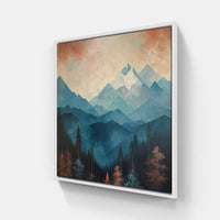 Breathtaking Mountain Canvas-Canvas-artwall-20x20 cm-White-Artwall