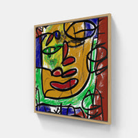 Basquiat eternity Endless-Canvas-artwall-20x20 cm-Wood-Artwall