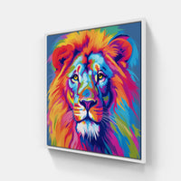 Lion Roar Pride-Canvas-artwall-20x20 cm-White-Artwall