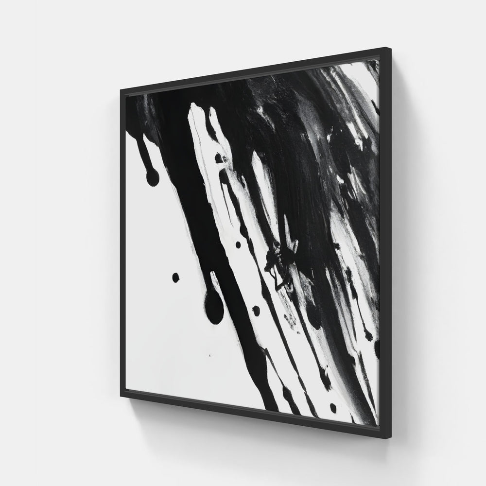 abstract dreamscape beauty-Canvas-artwall-20x20 cm-Black-Artwall