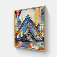 Parisian Rhapsody-Canvas-artwall-20x20 cm-Wood-Artwall