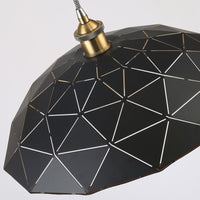 Black Origami Pendant Light