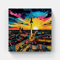Berlin Kaleidoscope of Colors-Canvas-artwall-Artwall