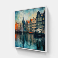 Amsterdam Aura-Canvas-artwall-20x20 cm-White-Artwall