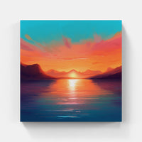 Breathtaking Sunset Hues-Canvas-artwall-Artwall