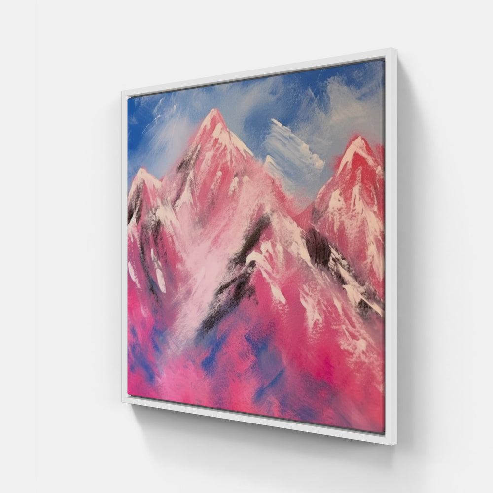 Mountain Bliss Artwork-Canvas-artwall-20x20 cm-White-Artwall