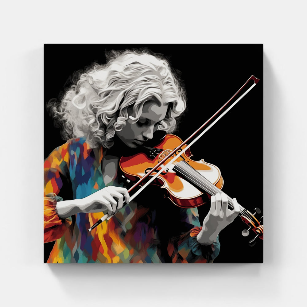 Graceful Violin Notes-Canvas-artwall-Artwall