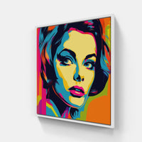 Warhol time passes-Canvas-artwall-20x20 cm-White-Artwall