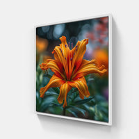 Floral Paradise Oasis-Canvas-artwall-40x40 cm-White-Artwall