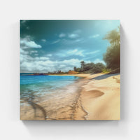 Golden Sands Tropical Paradise-Canvas-artwall-Artwall