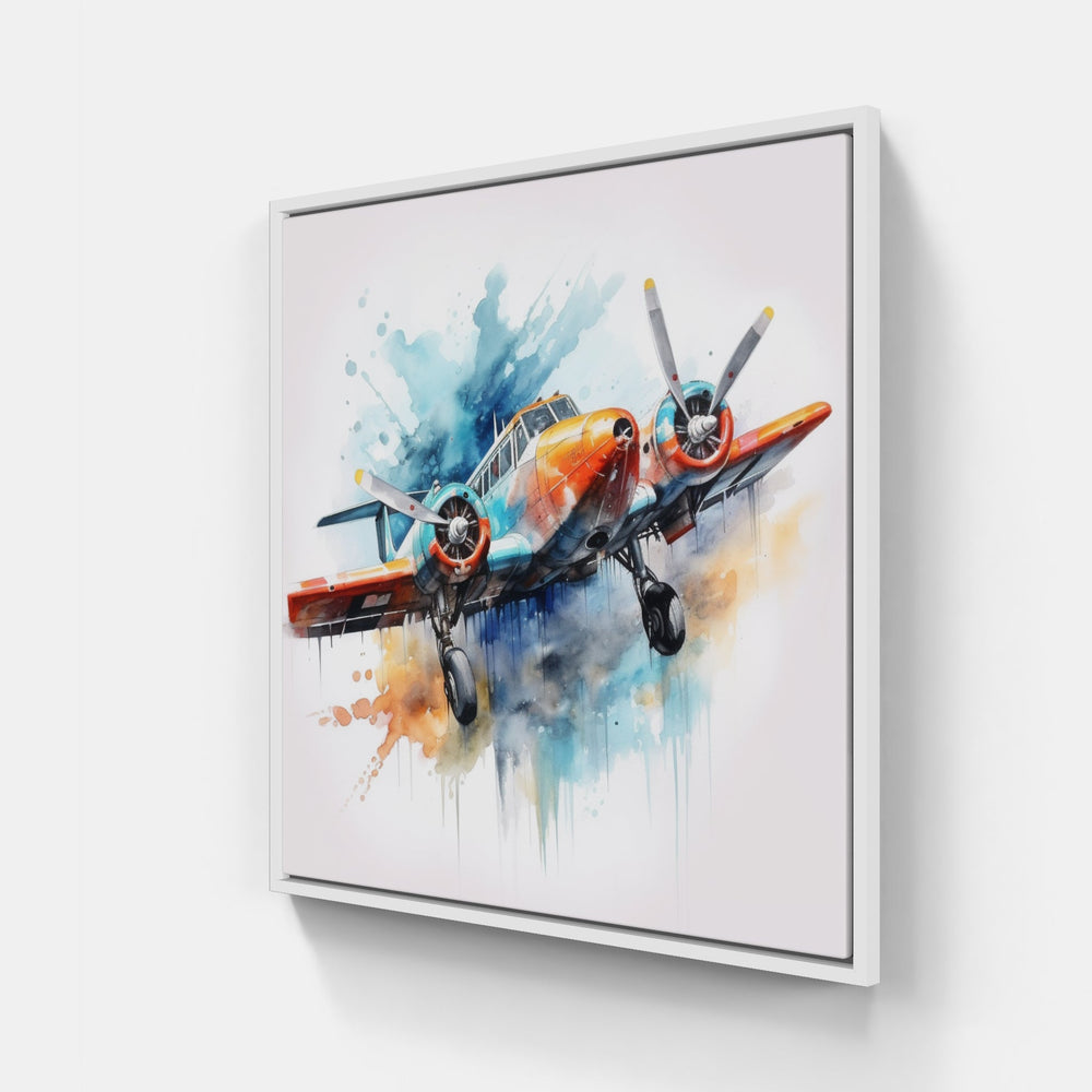 Airborne Elegance-Canvas-artwall-20x20 cm-Unframe-Artwall