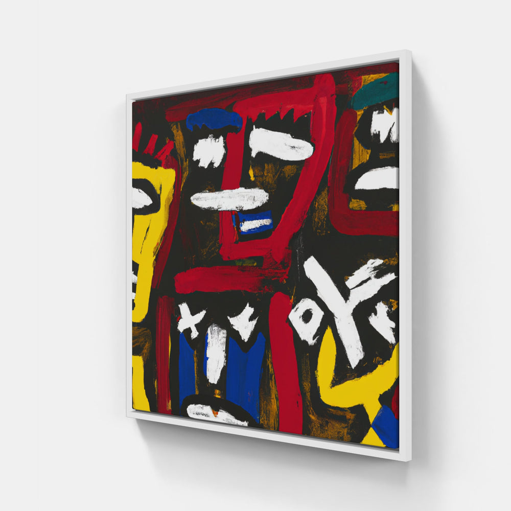 Basquiat timelessness-Canvas-artwall-20x20 cm-White-Artwall