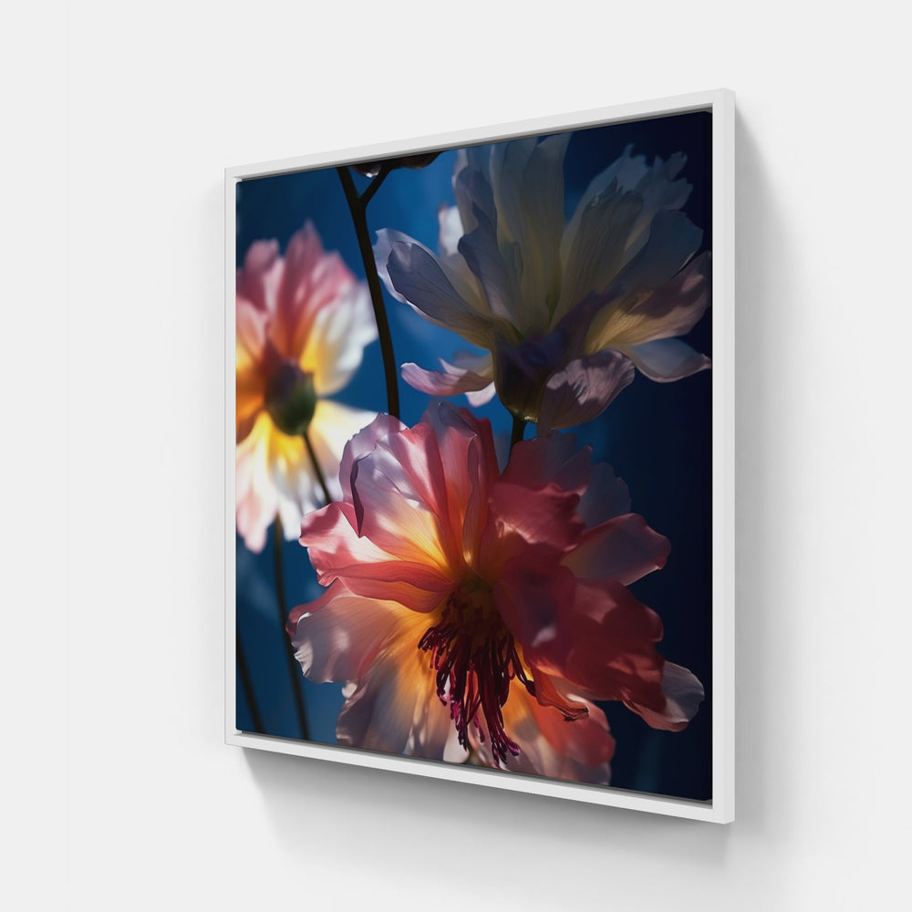 Flower Paradise Hideaway-Canvas-artwall-40x40 cm-White-Artwall