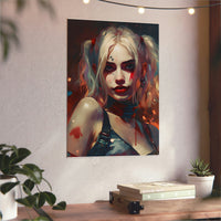 Harley Quinn painting tableau aluminium