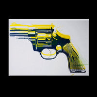Yellow Revolver Tableau Pop Art