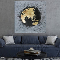 Gold Planisphere oil Painting