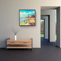 Seagulls Shoreline Paradise-Canvas-artwall-Artwall