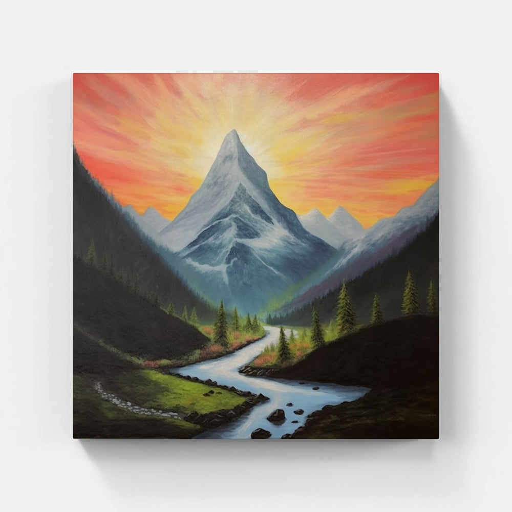 Enchanting Mountain View-Canvas-artwall-Artwall