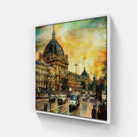 Parisian Melody-Canvas-artwall-20x20 cm-White-Artwall