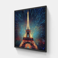 Ethereal Paris-Canvas-artwall-20x20 cm-Black-Artwall