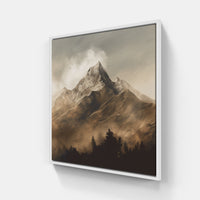 Enchanting Mountain Scenery-Canvas-artwall-20x20 cm-White-Artwall