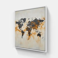 Serendipitous World Secrets-Canvas-artwall-20x20 cm-White-Artwall