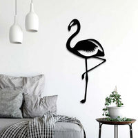 Flamingo metal decoration