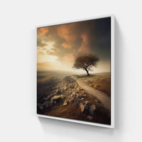 Unending Beauty, Silent Nature-Canvas-artwall-40x40 cm-White-Artwall