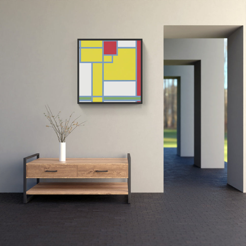 Mondrian abstract dreams-Canvas-artwall-Artwall