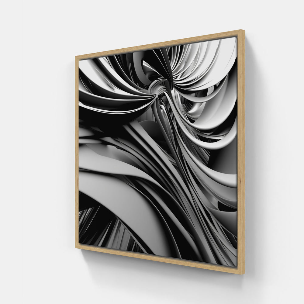 Life three dimensional-Canvas-artwall-20x20 cm-Wood-Artwall