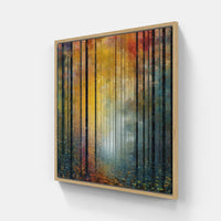 Sunlit Forest Path-Canvas-artwall-Artwall
