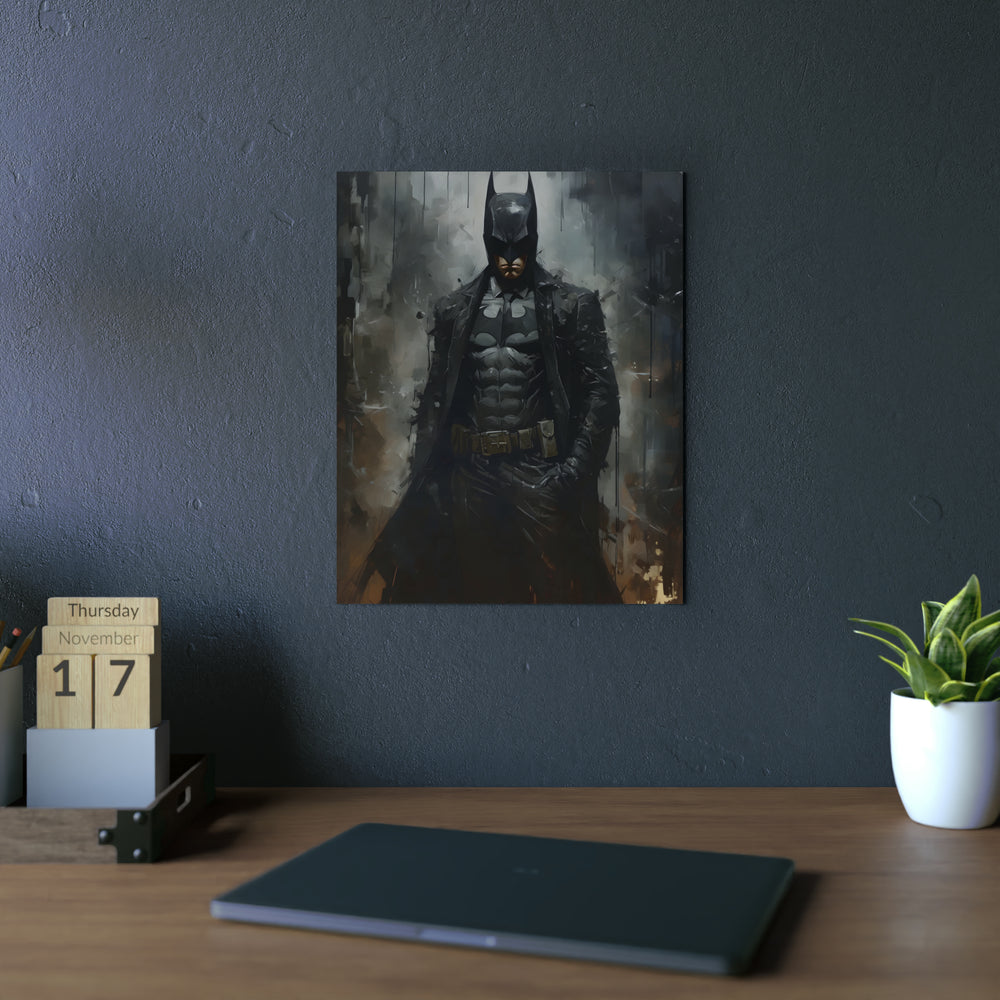 Batman painting style tableau aluminium