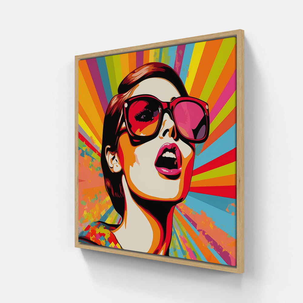 Warhol dreams come-Canvas-artwall-20x20 cm-Wood-Artwall