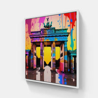Berlin Urban Chic Vibes-Canvas-artwall-20x20 cm-White-Artwall