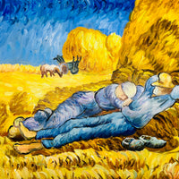 Reproduction painting the siesta