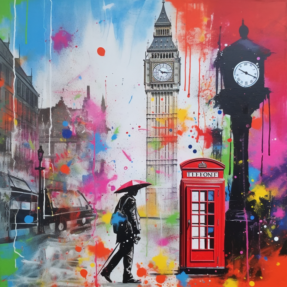 London Reflections-Canvas-artwall-Artwall