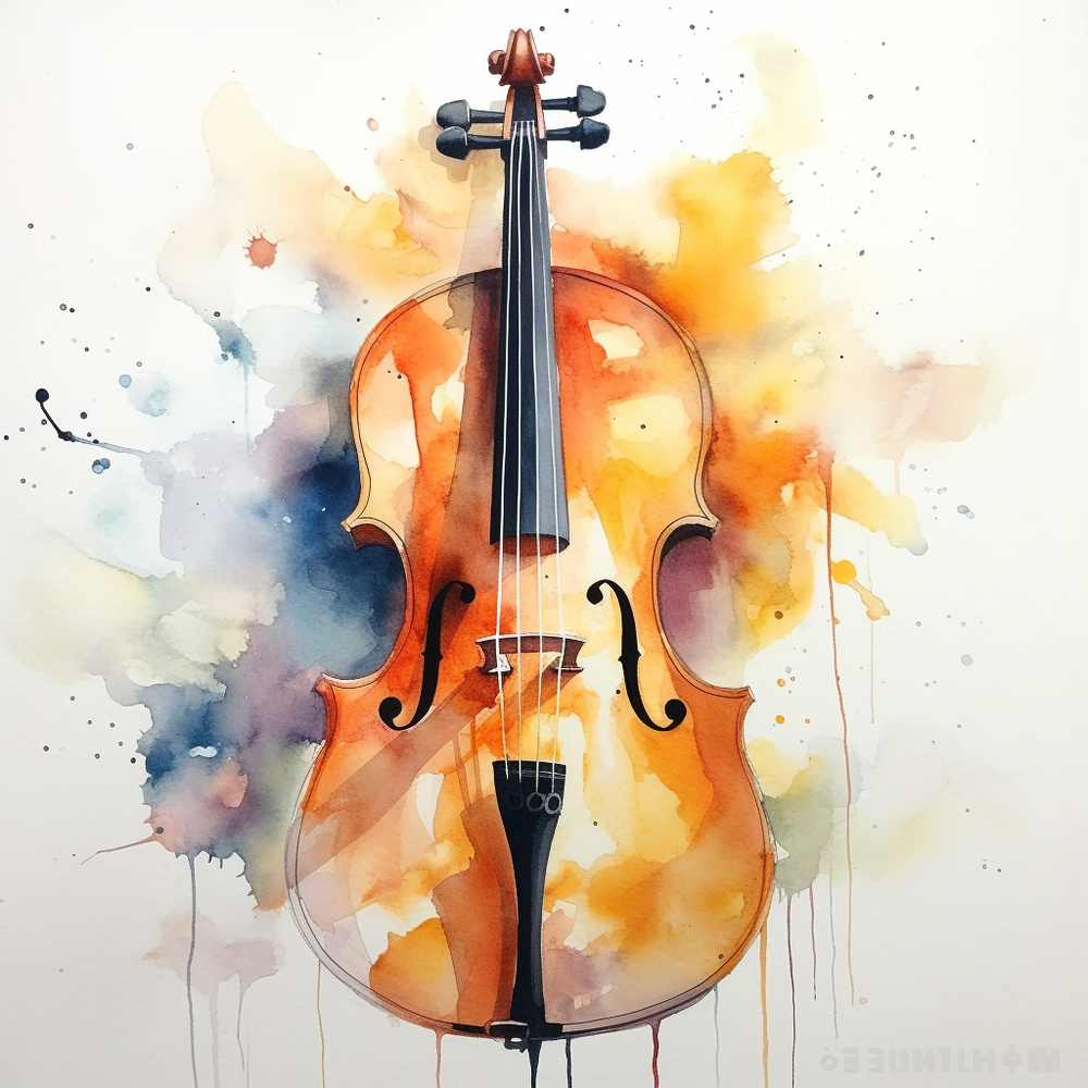 Timeless Violin Echo-Canvas-artwall-Artwall