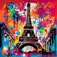 Whimsical Paris-Canvas-artwall-Artwall