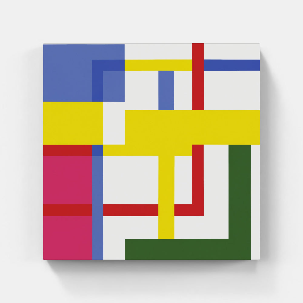 Mondrian inspiration dreams-Canvas-artwall-Artwall