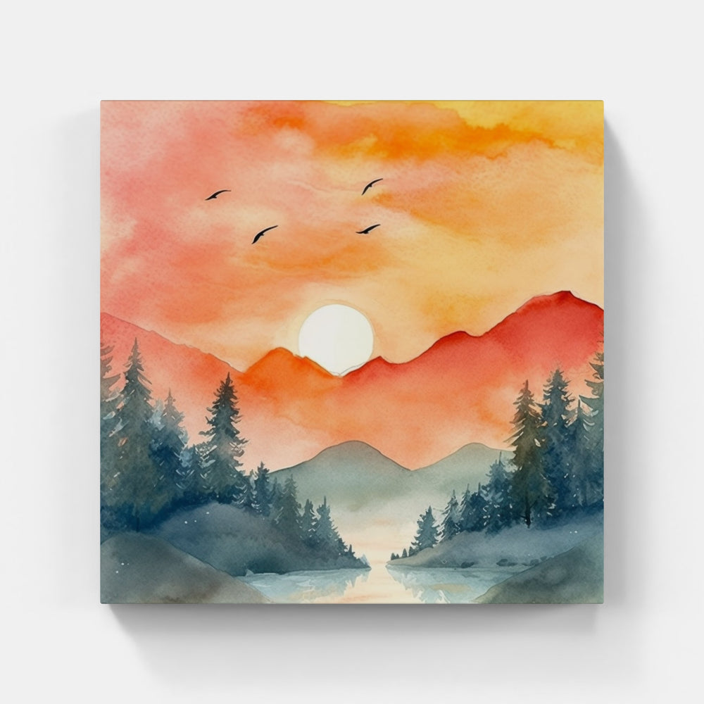 Enchanting Sunset Vista-Canvas-artwall-Artwall