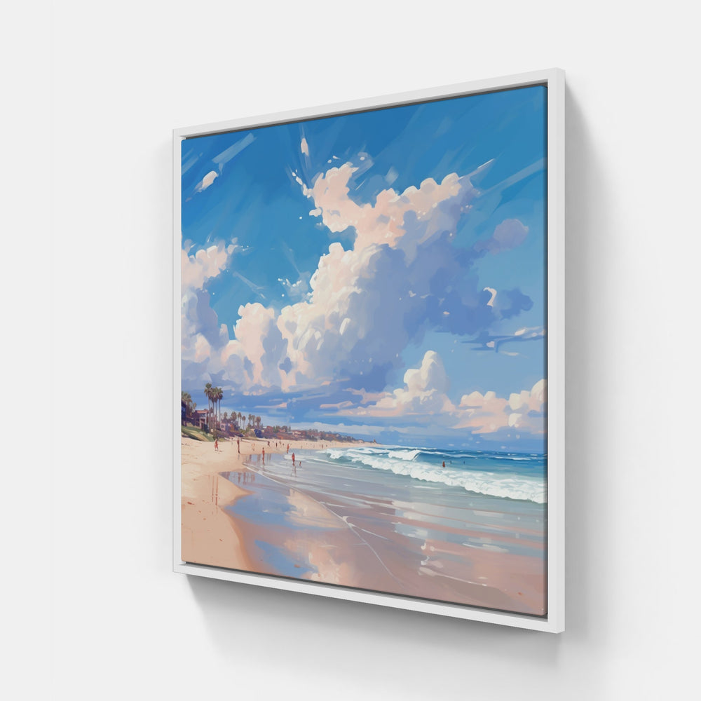 Crystal Waters Seaside Escape-Canvas-artwall-20x20 cm-White-Artwall