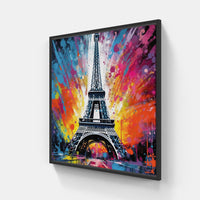Parisian Serenity-Canvas-artwall-20x20 cm-Black-Artwall