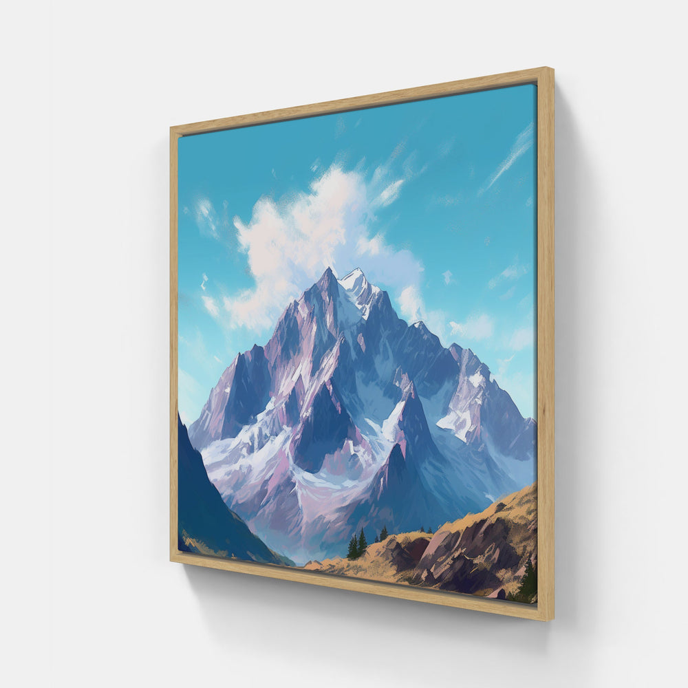 Serene Mountain Retreat-Canvas-artwall-Artwall